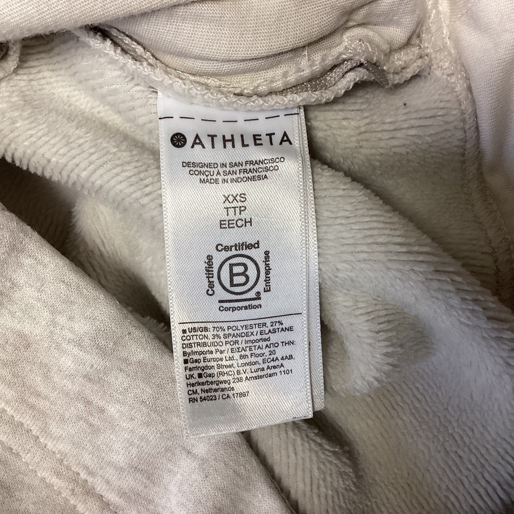Athleta Cozy Karma Asymmetrical Twist Neck Pullover Top XXS - Picture 4 of 16